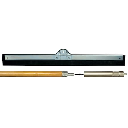Gordon Brush 24" Speed Squeegy&reg, Heavy Duty Steel, Straight, EPDM Blade M602525